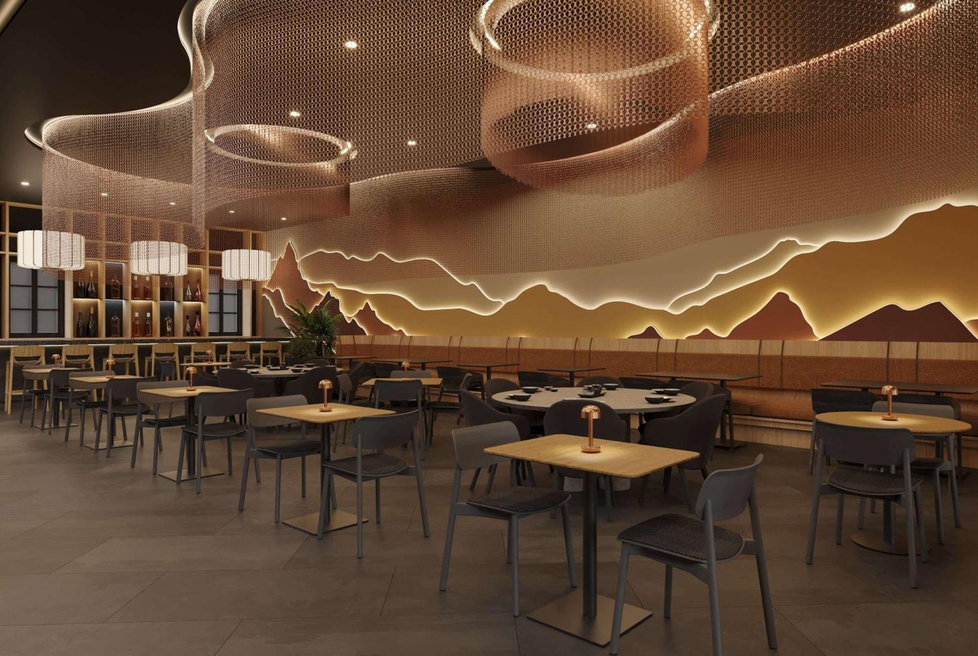 Wyndham Alltra Punta Cana All Inclusive Resort Exteriör bild Interior of the restaurant